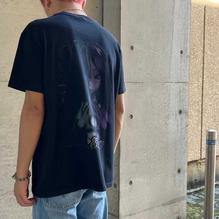 00's 初音ミク print Tshirt MEN-L fcｰ278 | Vintage.City 빈티지숍, 빈티지 코디 정보