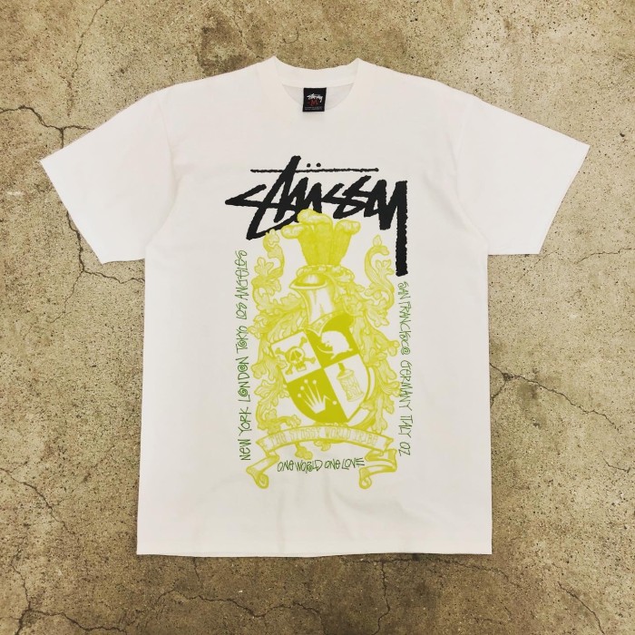 00s OLD STUSSY/ONE WORLD ONE LOVE Tee | Vintage.City 古着屋、古着コーデ情報を発信