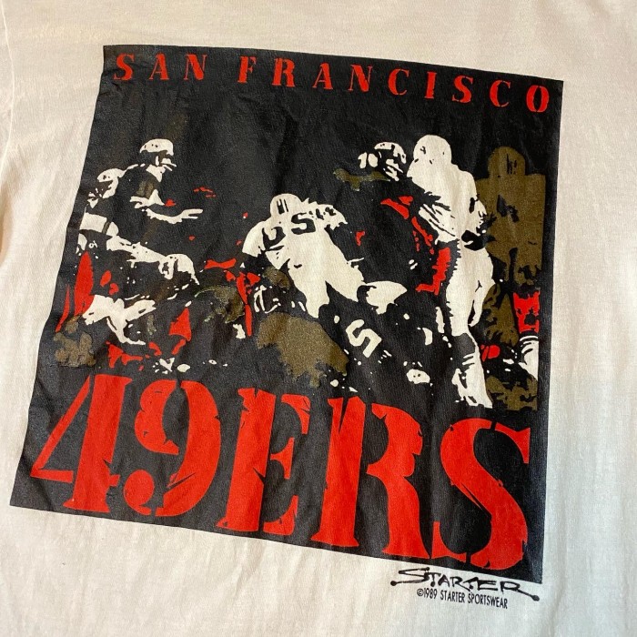 80s STARTER NFL 49ERS tee | Vintage.City 古着屋、古着コーデ情報を発信
