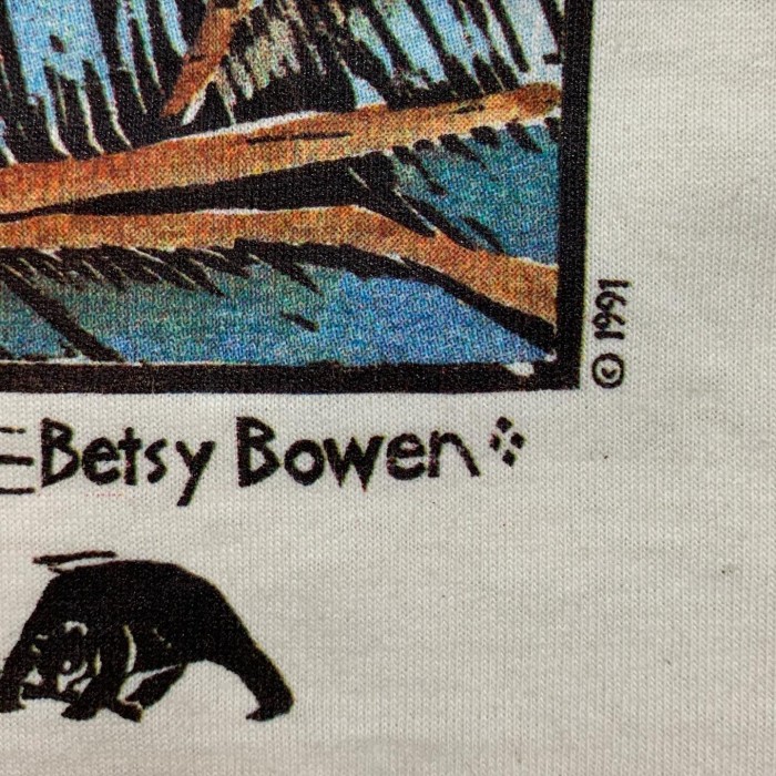 90'S BETSY BOWEN "POND" Tシャツ DEADSTOCK | Vintage.City 古着屋、古着コーデ情報を発信
