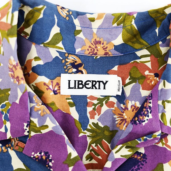 90s LIBERTY Flower All Over S/S Shirt | Vintage.City 古着屋、古着コーデ情報を発信
