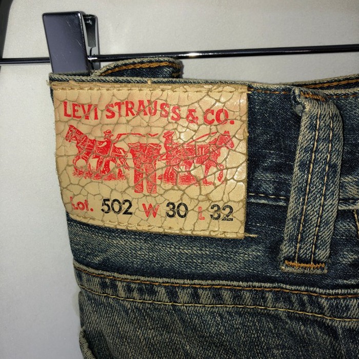 Levi's 502 リーバイス ダメージジーンズ デニム | Vintage.City
