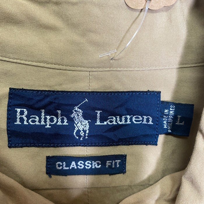 POLO RALPH LAUREN   長袖シャツ　L（XL相当）　刺繍 | Vintage.City 빈티지숍, 빈티지 코디 정보