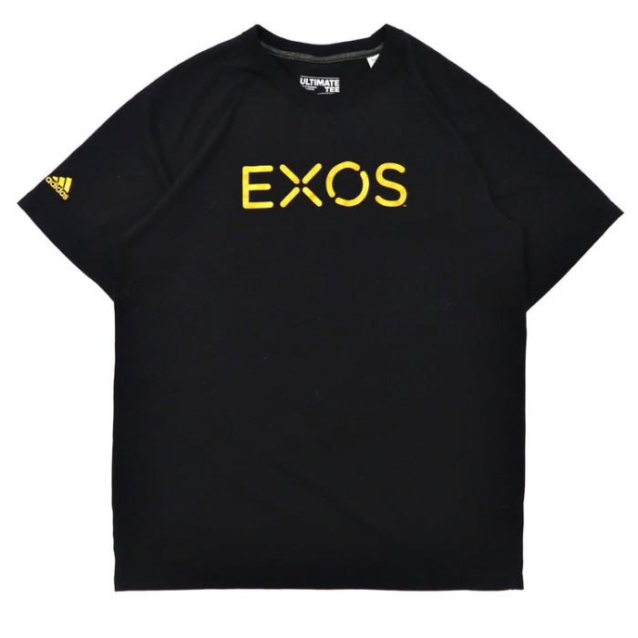 ADIDAS プリントTシャツ L ブラック ポリエステル EXOS | Vintage.City 古着屋、古着コーデ情報を発信