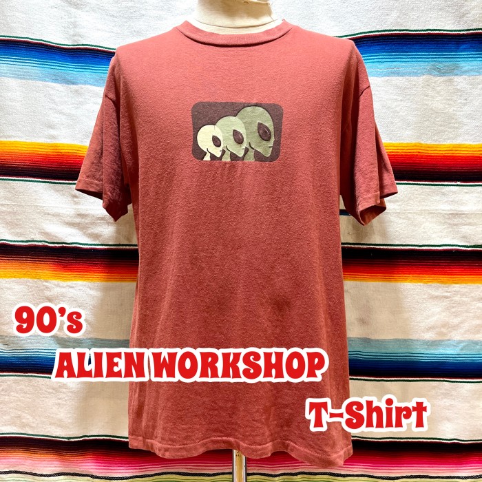 90s ALIEN WORKSHOP Tシャツ USA製 OLD SK8