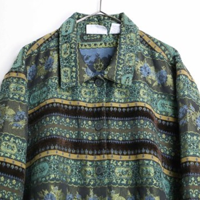 ethnic design switch gobelin shirtjacket | Vintage.City Vintage Shops, Vintage Fashion Trends