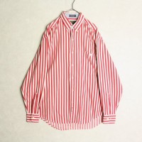 "Polo RL" red stripe plain shirt | Vintage.City 古着屋、古着コーデ情報を発信