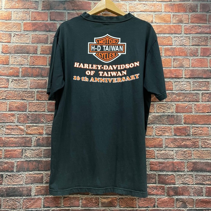 レア ハーレーダビットソン Harley-Davidson ロゴ Tシャツ L | Vintage 