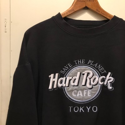 Hard Rock CAFE" 刺繍ロゴスウェット | Vintage.City
