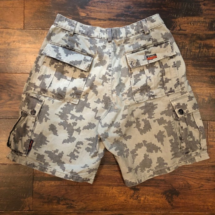 90s OLD STUSSY/OUTDOOR/camo cargo shorts | Vintage.City