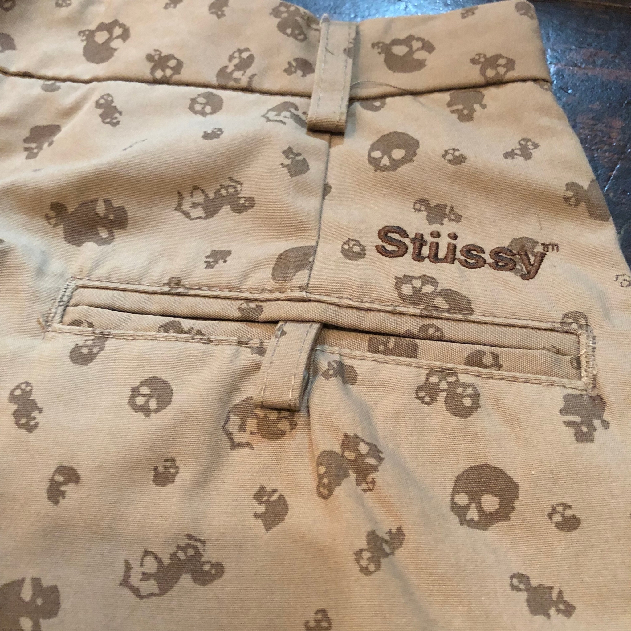 90s OLD STUSSY/Skull shorts/USA製/紺タグ | Vintage.City