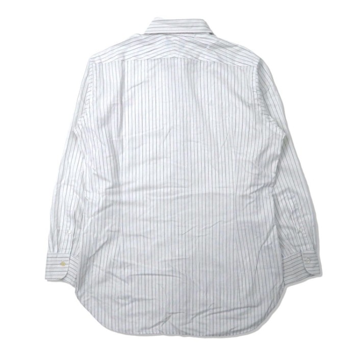 BURBERRY ドレスシャツ 41 ホワイト ストライプ コットン | Vintage.City 古着屋、古着コーデ情報を発信