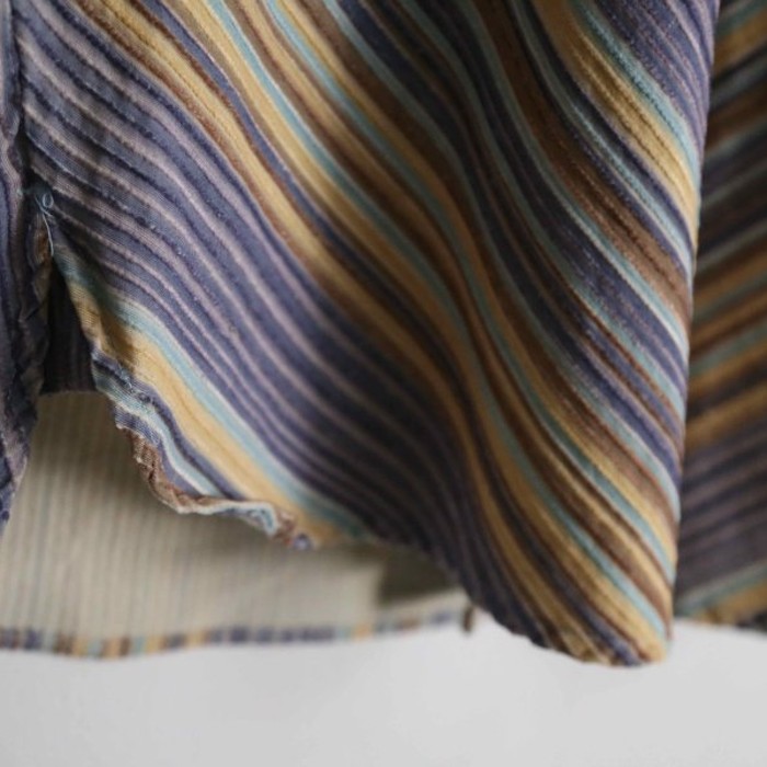 diagonal corduroy fabric dress shirt | Vintage.City 古着屋、古着コーデ情報を発信