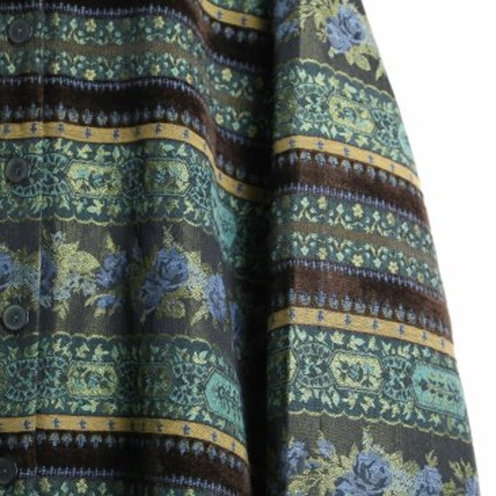 ethnic design switch gobelin shirtjacket | Vintage.City 古着屋、古着コーデ情報を発信