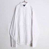 "Polo by RL" cotton pleats dress shirt | Vintage.City ヴィンテージ 古着