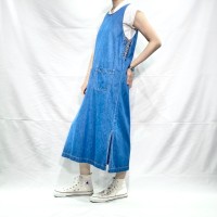 Denim side lace up n/s onepiece | Vintage.City ヴィンテージ 古着