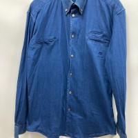 イタリー製VERSACE SPORTデニムシャツ ボタンダウンシャツ 44 | Vintage.City 古着屋、古着コーデ情報を発信