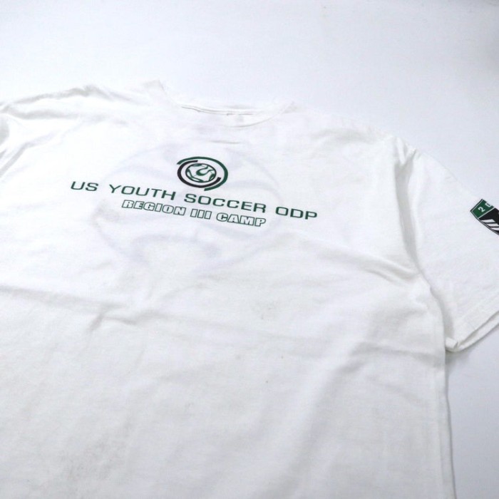 ADIDAS ビッグサイズ ロゴプリントTシャツ L ホワイト メキシコ製 | Vintage.City 古着屋、古着コーデ情報を発信