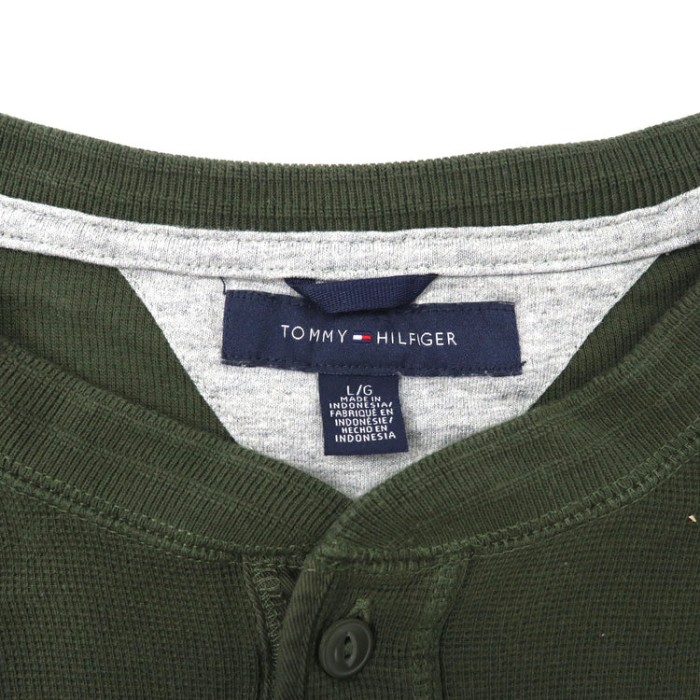 TOMMY HILFIGER ビッグサイズ ヘンリーネックロングスリーブTシャツ | Vintage.City 빈티지숍, 빈티지 코디 정보