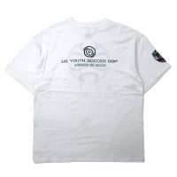ADIDAS ビッグサイズ ロゴプリントTシャツ L ホワイト メキシコ製 | Vintage.City ヴィンテージ 古着
