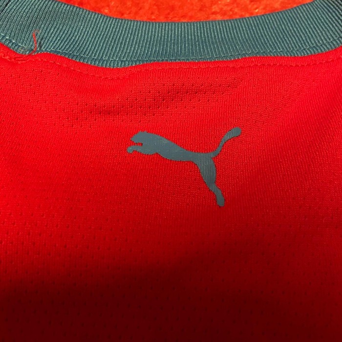 used PUMA リンガーTシャツ kids160 赤×ターコイズブルー | Vintage.City 빈티지숍, 빈티지 코디 정보