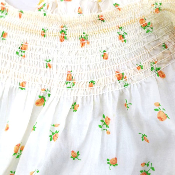 80s Unknown S/S Flower Tunic Dress 5歳 相当 | Vintage.City 古着屋、古着コーデ情報を発信