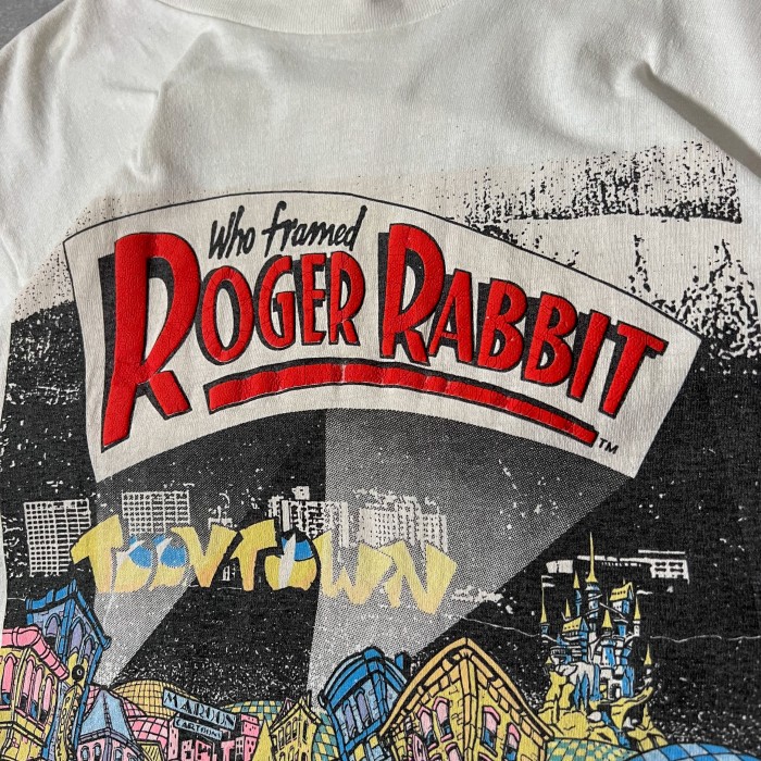 80s “rogger rabbit” Toon Town tee usa製 | Vintage.City 古着屋、古着コーデ情報を発信