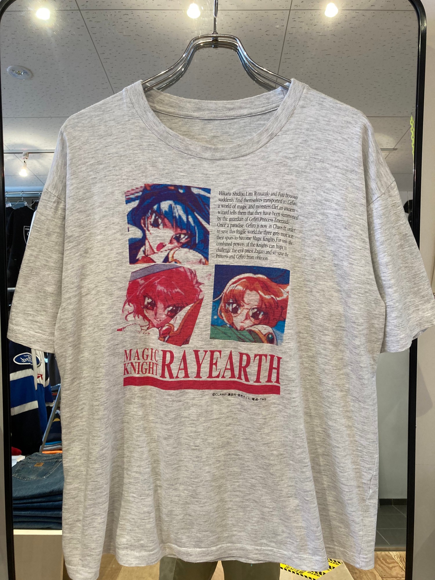 90s Magic Knight Rayearth 魔法騎士レイアースtシャツ-