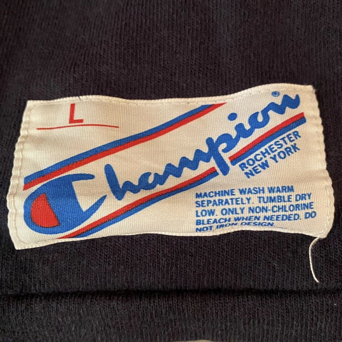 チャンピオン ビンテージ 80s トリコタグ フットボールTシャツ L USA製 