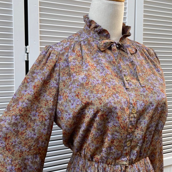 floral frill bowtie dress | Vintage.City Vintage Shops, Vintage Fashion Trends