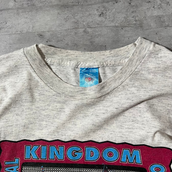 90年代 アート系 宗教系 tシャツ シングルステッチ 丸胴ボディ 霜降りグレー | Vintage.City 古着屋、古着コーデ情報を発信