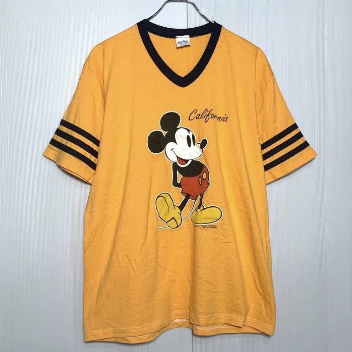 名品】90S Vintage Mickey ミッキー 半袖 Tシャツ トップス | Vintage.City