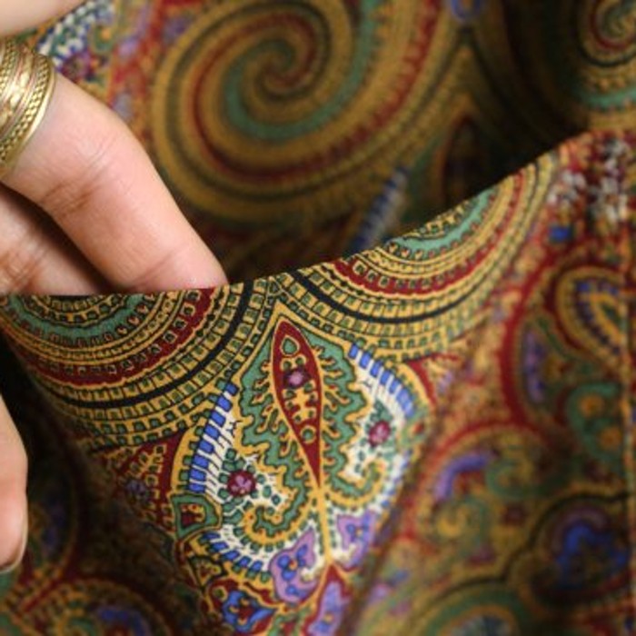 paisley pattern silk easy tailoredjacket | Vintage.City Vintage Shops, Vintage Fashion Trends