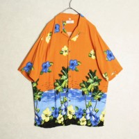 evening resort hibiscus aloha shirt | Vintage.City ヴィンテージ 古着