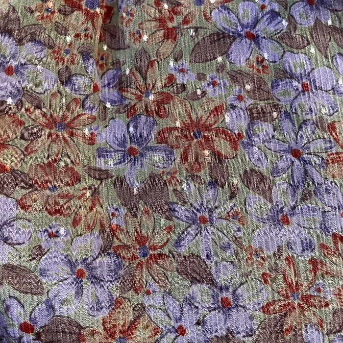 floral frill bowtie dress | Vintage.City 古着屋、古着コーデ情報を発信