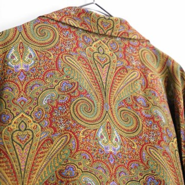 paisley pattern silk easy tailoredjacket | Vintage.City 빈티지숍, 빈티지 코디 정보