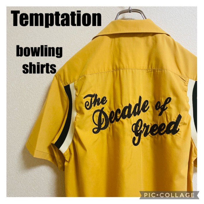 テンプテーション Temptation ボーリングシャツ オープンカラーシャツ