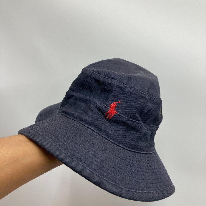 USA製90s Polo by Ralph Laurenロゴハット　ネイビー | Vintage.City 古着屋、古着コーデ情報を発信