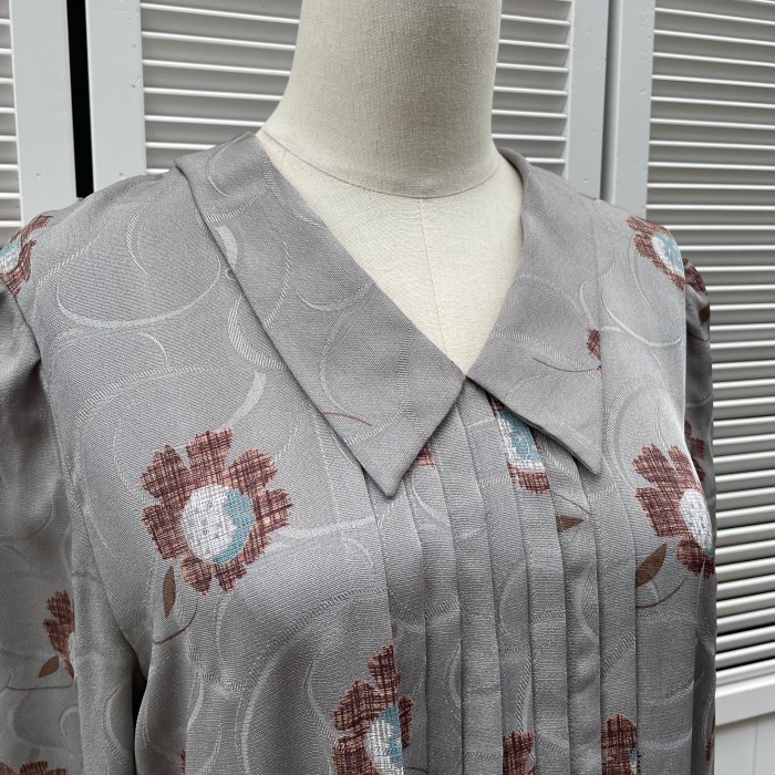 floral chelsea collar dress | Vintage.City 古着屋、古着コーデ情報を発信