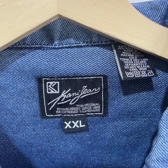 『送料無料』90s kani jeans デニムシャツジャケット　 XXL | Vintage.City 빈티지숍, 빈티지 코디 정보