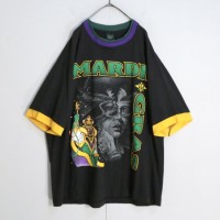"MARDI GRAS" mask print T-shirts. | Vintage.City 古着屋、古着コーデ情報を発信