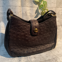 OSTRICH elegant leather bag | Vintage.City 古着屋、古着コーデ情報を発信
