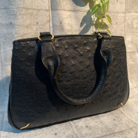 OSTRICH elegant hand bag made in italy | Vintage.City 古着屋、古着コーデ情報を発信