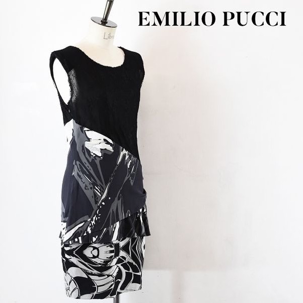 エミリオプッチの紫と青のタイトドレス 正規品の人気商品通販 ...