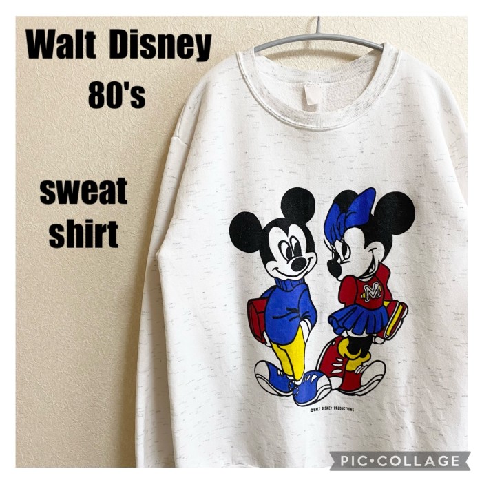80's ディズニーWalt Disney ミッキー ミニー スウェット シャツ