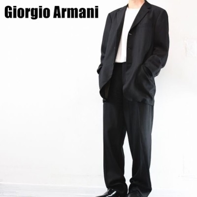 GIORGIO ARMANI ジョルジオアルマーニ セットアップ スーツ 黒