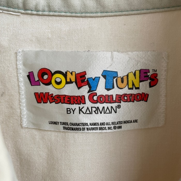 90‘s LOONEY TUNES BY KARMAN ウエスタンシャツ | Vintage.City ヴィンテージ 古着