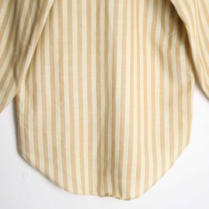 70's yellow beige stripe dress shirt | Vintage.City Vintage Shops, Vintage Fashion Trends