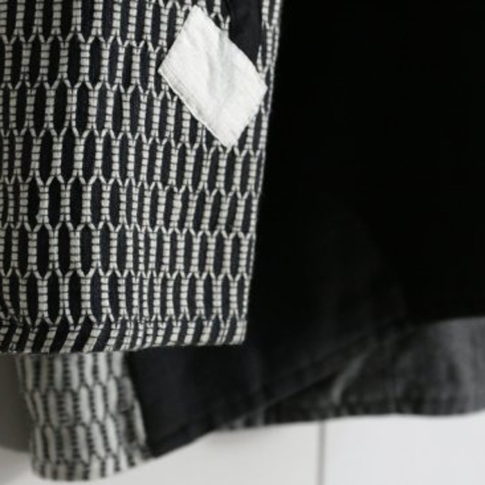Patchwork pattern monochromecolor jacket | Vintage.City 古着屋、古着コーデ情報を発信
