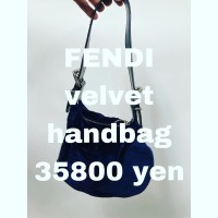 FENDI velvet handbag | Vintage.City 古着屋、古着コーデ情報を発信